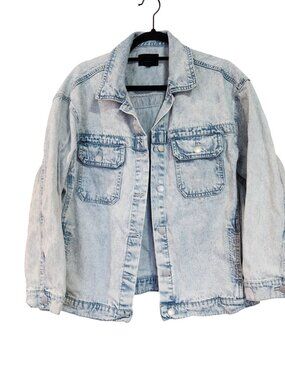 RISEN Bielie Oversized Denim Jacket Womens size L